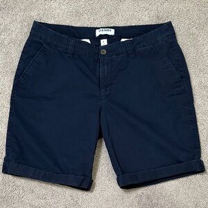 Tall size Old Navy Dark Blue Casual cuffed Shorts 8” inseam
